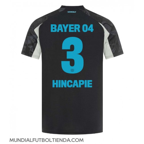 Camiseta Bayer Leverkusen Piero Hincapie #3 Tercera Equipación Replica 2024-25 mangas cortas